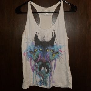 Alex pardee zerofriends owl tank top